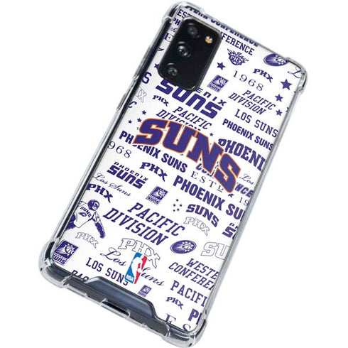 NBA Phoenix Suns Historic Blast Galaxy S20 FE Clear Case